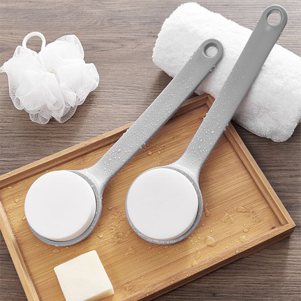 Neue Schlecht Schwamm Pinsel Mit Lange Griff Zurück Körper Schlecht Dusche Schwamm Wäscher Peeling Peeling Haut Massagegerät Schlecht Werkzeug