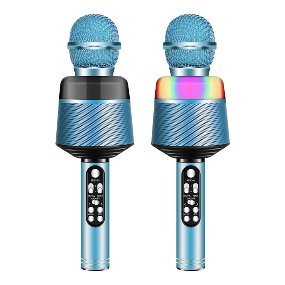 Tragbare Mikrofon Bluetooth Karaoke Mikrofone Professionelle Drahtlose Lautsprecher draussen KTV Handheld Mikro Mikrofone Hause Neue