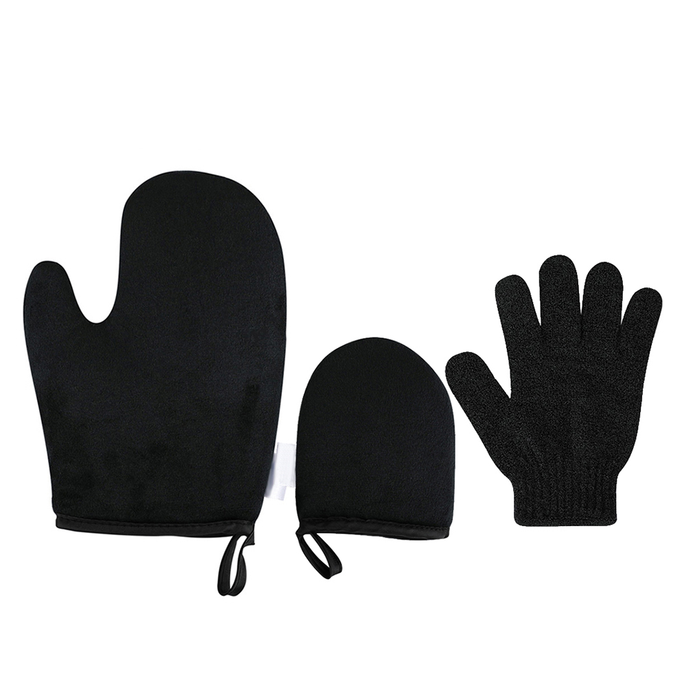 Handschuhe Fäustlinge für bat Sauna Spa Körper & Gesicht Sauber Peeling Doppelseitige Waschbar bat Handschuhe bat Applikator Handschuhe