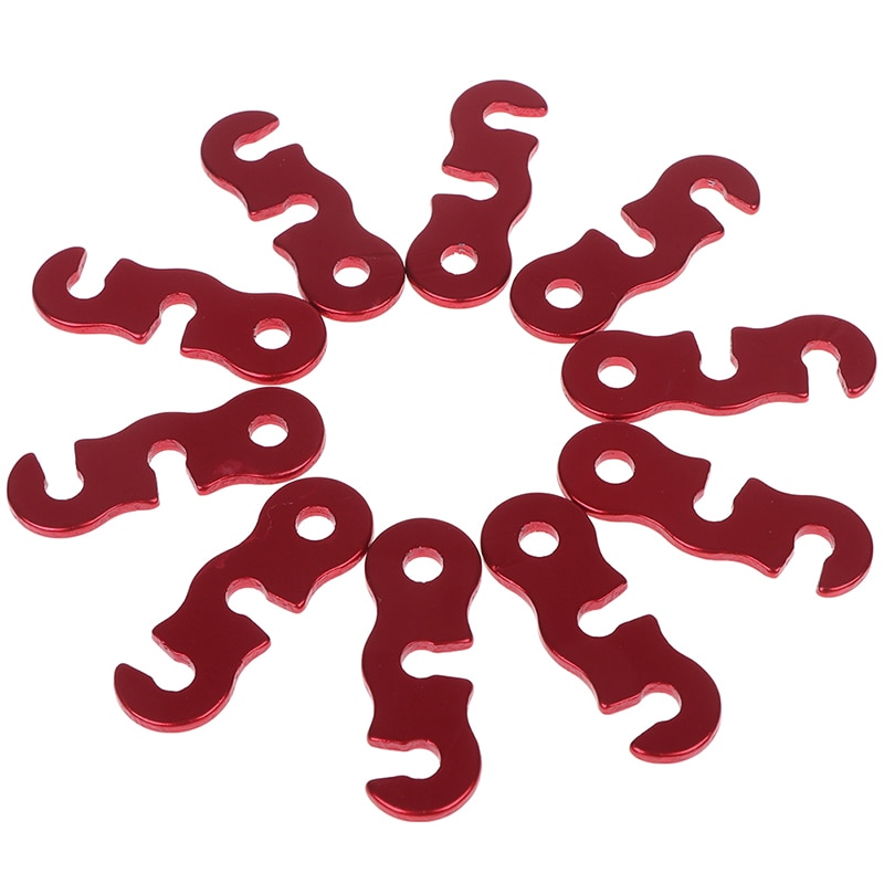 10 teile/los Aluminium Legierung schnell Freisetzung Zelt Seil Stopper draussen Camping Schutz Markise Wind Seil Erzähler Zelt Seil Schlüssel Passen