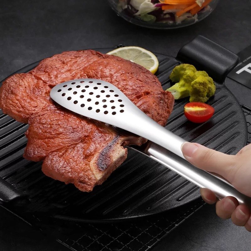 7/9/12 zoll Multifunktions Edelstahl Backen Werkzeug Lebensmittel Zange Nicht-Stock BBQ Küche Kochen Für Kuchen Steak Utensil zange