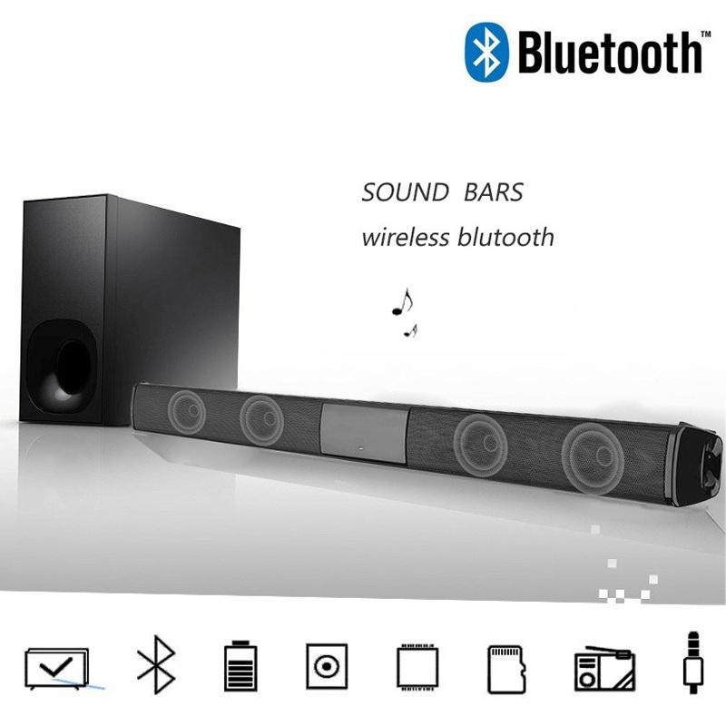 HobbyLane Drahtlose Bluetooth Soundbar Mehrzweck kabellos Stereo Umliegenden Klang Lautsprecher Familie Theater Soundbar Subwoofer