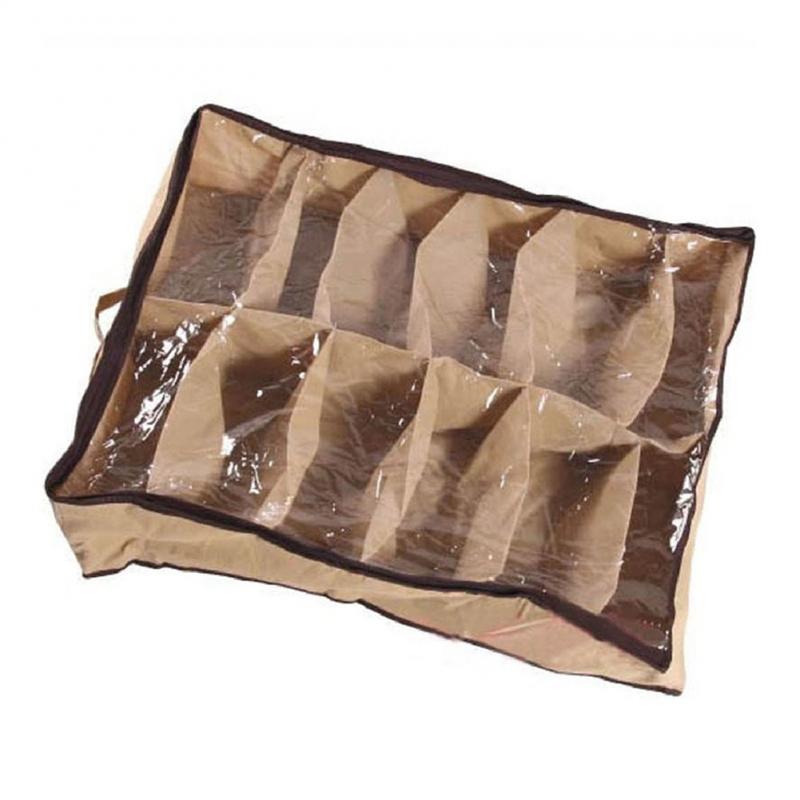 Schuhe Tasche Schuh Ordentlich Unter Bett Lagerung Storer Lagerung Boxen12Paar/tasche Postleitzahl Kasten Schuhe Tasche Vlies Kasten schuh Lagerung Tasche Veranstalter
