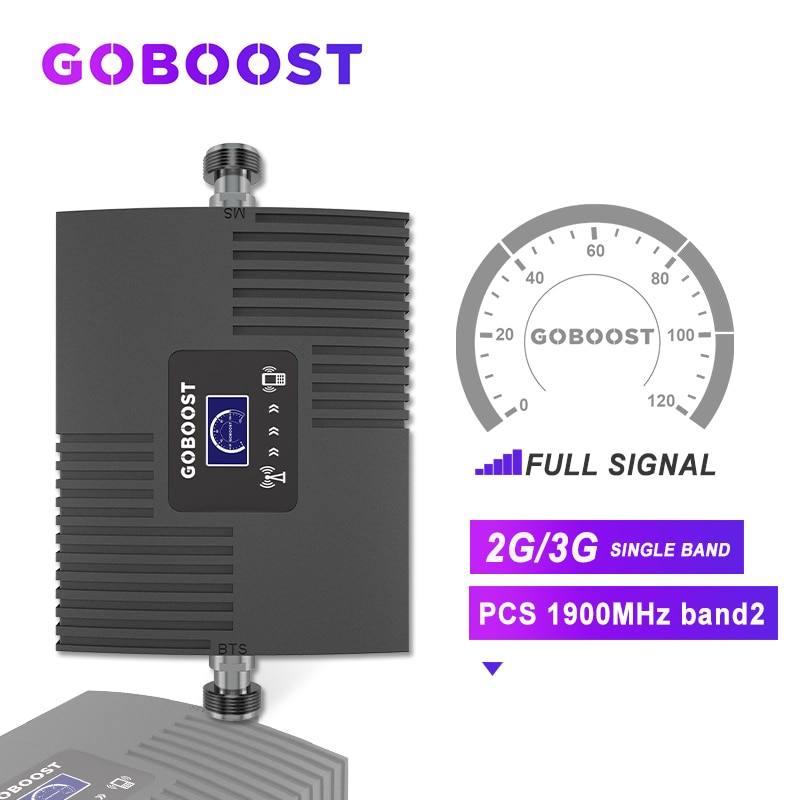 3G 2G Verstärker 1900 3G Booster Signal 2G GSM zellular Signal Booster Stck 1900MHZ Für handys Band2 Verstärker LCD Anzeige #