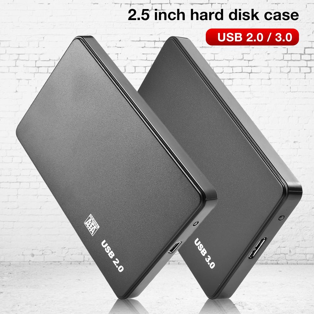 2,5-zoll Disk Kasten Sata zu USB3.0/2,0 Festplatte Adapter 5Gbps Kasten Unterstützt 2TB für Fenster Mac OS 2,5 Zoll Festplatte HDD