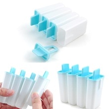 Eis bilden 4-See Silicagel Milch Gefrierschrank Bahre Diy Eis Würfel Schimmel Sommer Küche Bequem Gesunde