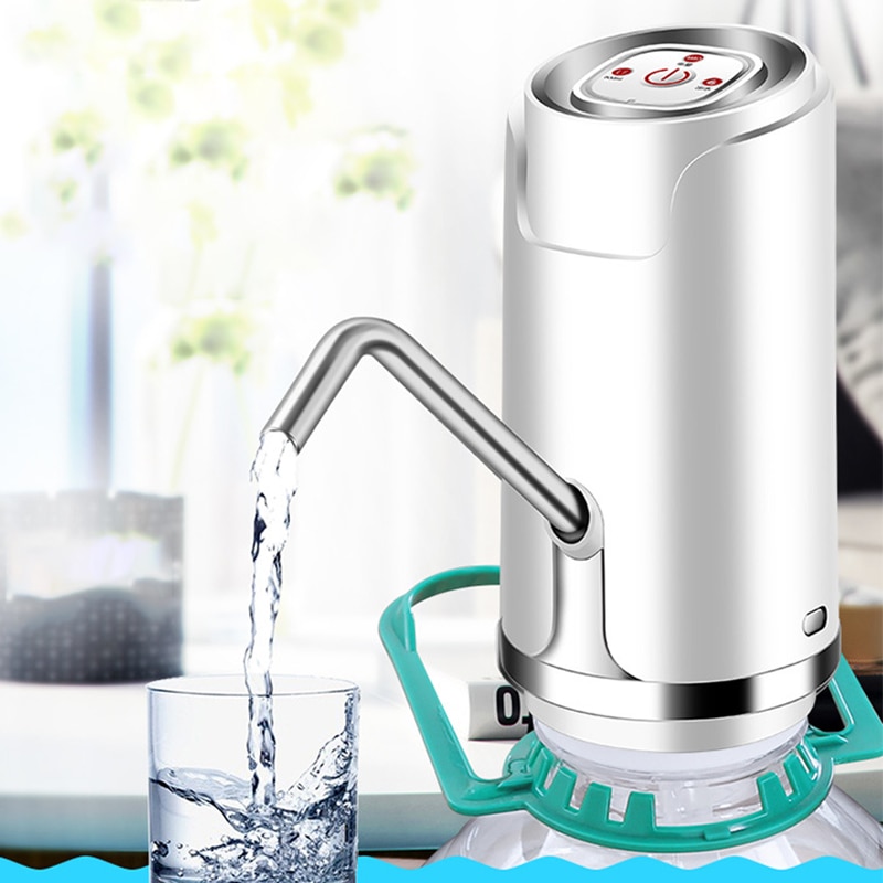 Automatische Elektrische Tragbare Wasserpumpe Spender Gallonen Trinken Flasche Schalter USB Aufladbare Gallonen Trinken haushalts kalten