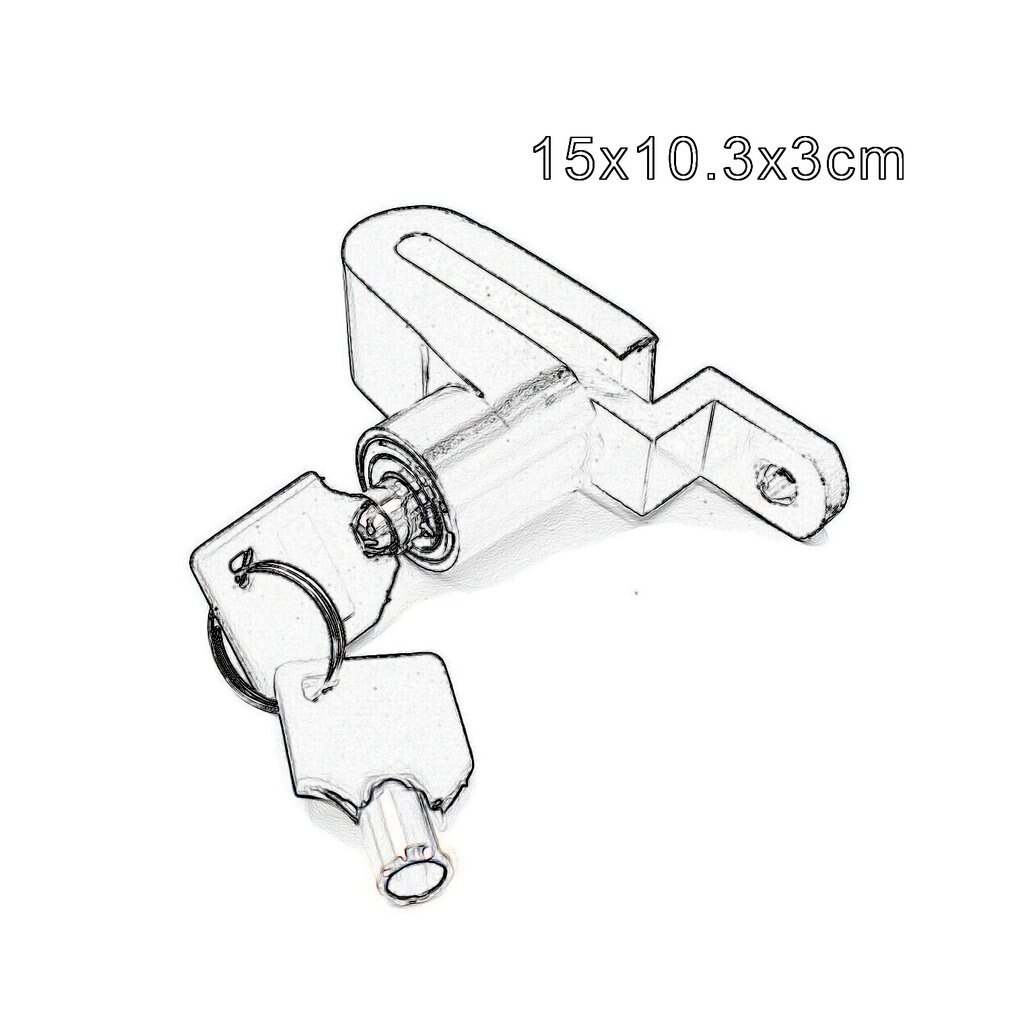 Motorrad sperren Sicherheit Anti Diebstahl Fahrrad Motorrad Motorrad Rabatt Bremse sperren Diebstahl Schutz Für Rolle