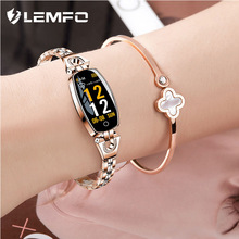 LEMFO Fitness Armbinde H8 Frauen Wasserdichte Blutdruck Monitor Smartband Gesundheit Armbinde Fitness Tracker Clever Band Dame