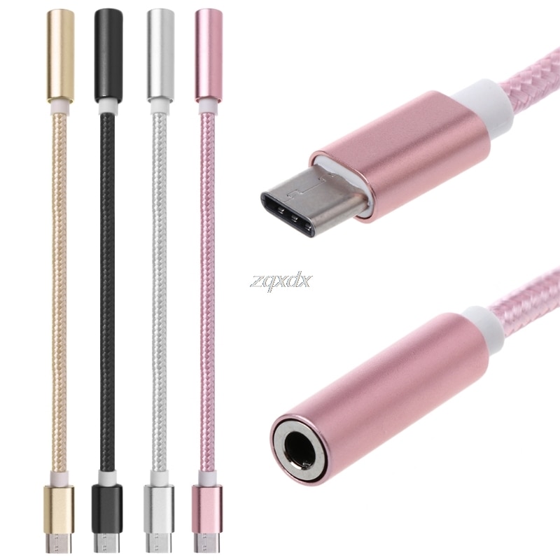 USB 3.1 Typ C zu 3.5mm Adapter Kabel Kopfhörer Kopfhörer Jack AUX Typ C Konverter Cabel Pro Letv Leeco Le Max 2 Profi 3/Max2/S3