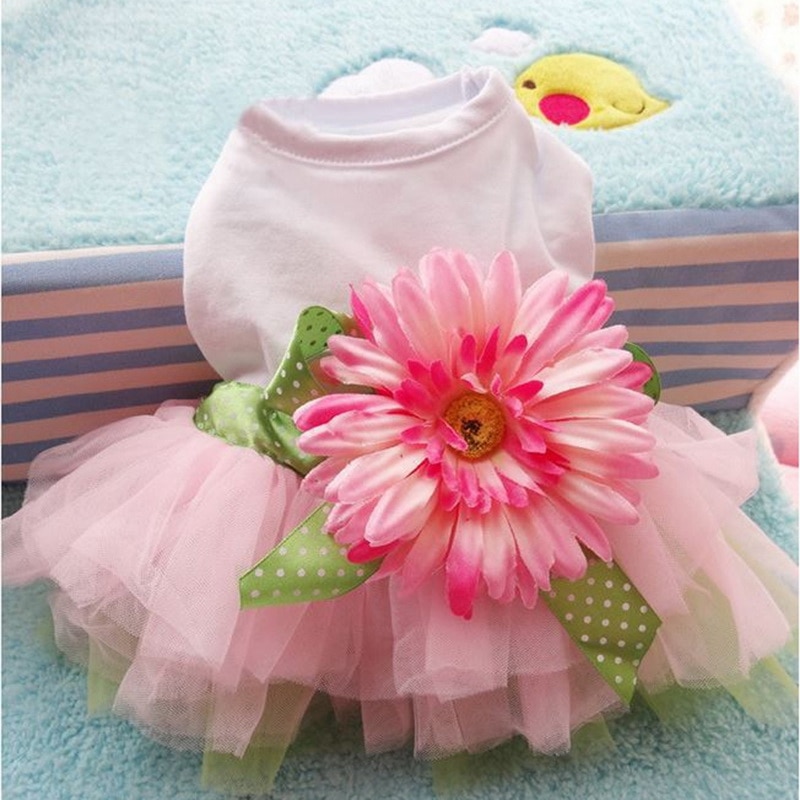 Hund Kleidung Kleid Mit groß Weiche Baumwolle Niedliche Prinzessin Kleid Für Welpen Teddy Tragbare Kleid Für Hund Haustier