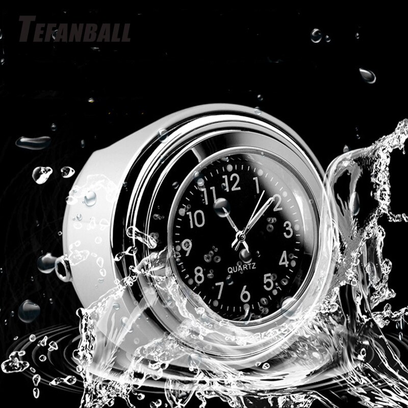 Universal- Leucht Motorrad Lenker Digitale Uhr Fahrrad Griff Halterung Zifferblatt Uhr Wasserdicht Für Motorrad Fahrrad Zubehör