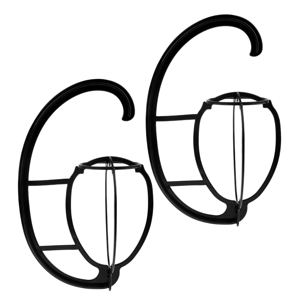 Pack Von 2Stck Perücken Ständer Perücke Aufhänger, Tragbare Hängen Perücke Stehen für Perücken Hüte Kappen, faltbare Perücke Trockner Halfter