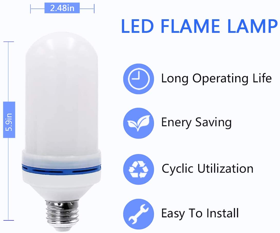 E27 Flamme Lampen 15w 85-265v 4 Modi Ampulle LED Flamme Wirkung Glühbirne Flackern Emulation Feuer licht Gelb/blau/grün