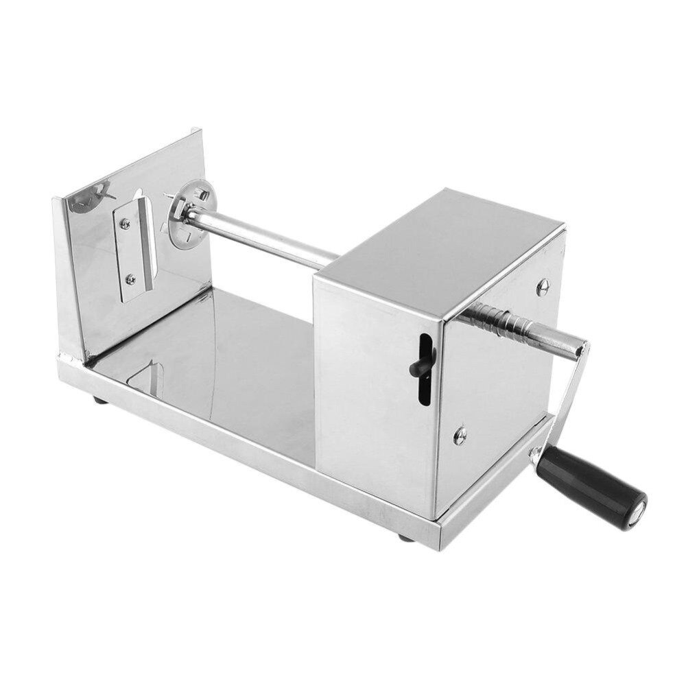 Edelstahl Tornado Kartoffel Maschine Kartoffelspirale Schneidemaschine Kartoffelschneider Maschine/Kartoffelchips Maschine