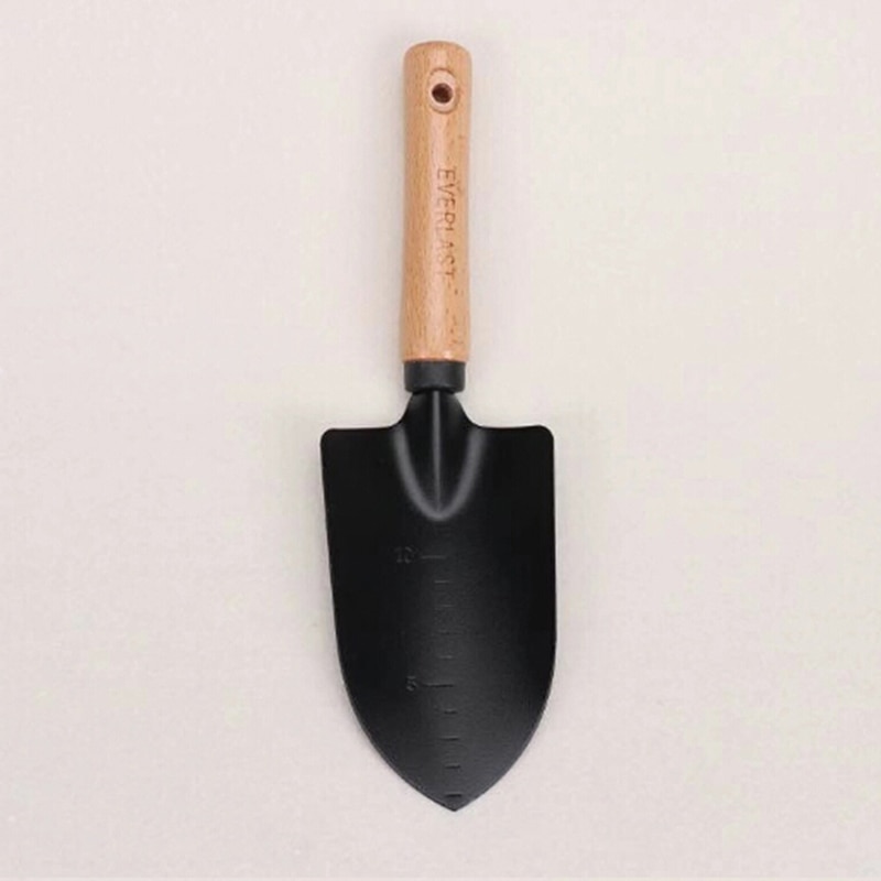 Kohlenstoff Stahl Garten Schaufel Neue dauerhaft Werkzeug Blume Pflanzen Schaufel Garten Holz Griff Garten Hand Werkzeuge