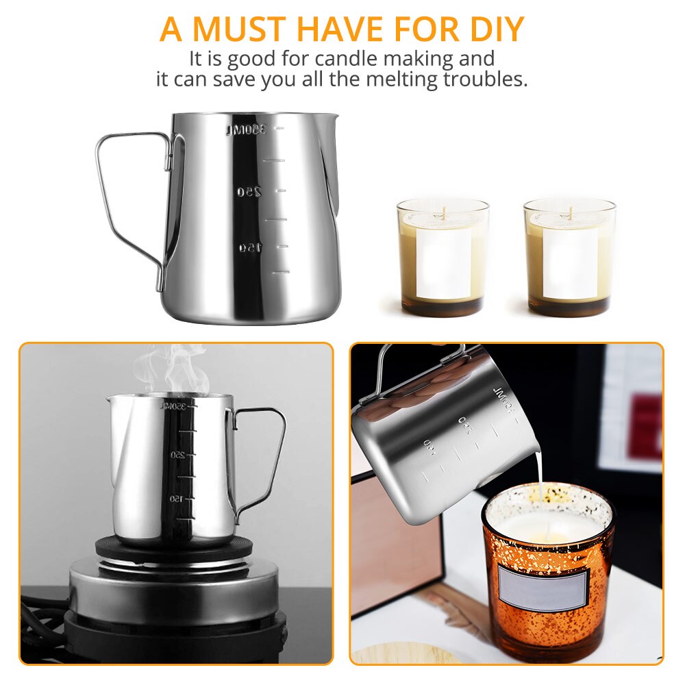 Kerze Schmelztiegel Wachs Schmelzen Tasse, Der Gießen Topf Wachs Schmelzen Topf Kerze Für Heimat DIY Kerze Topf