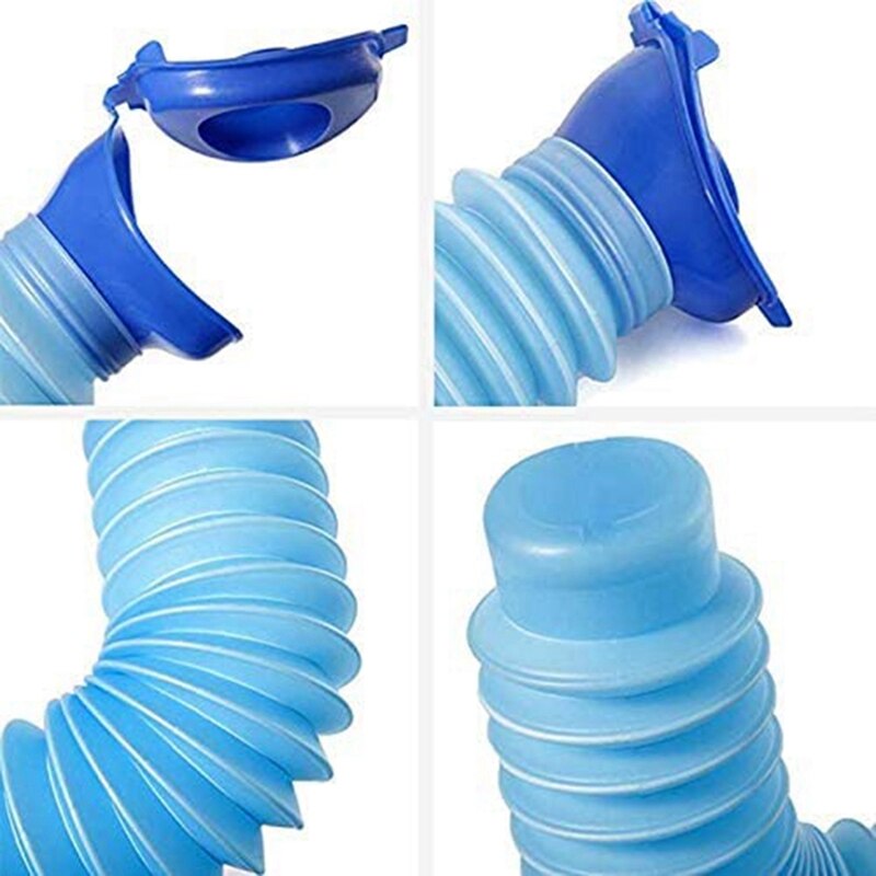 2Pack Schrumpf Urinal Männlichen Weibliche Notfall Tragbare Handy, Mobiltelefon Toilette Töpfchen Pee Flasche für Camping Auto Reise Verkehrs Marmelade