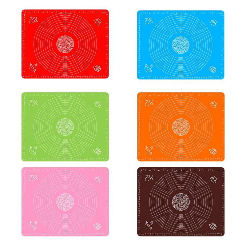 Silikon Backen matt Backen Spezielle Silikon Pad Kneten Pad Große Größe 45*60 Mit Skala