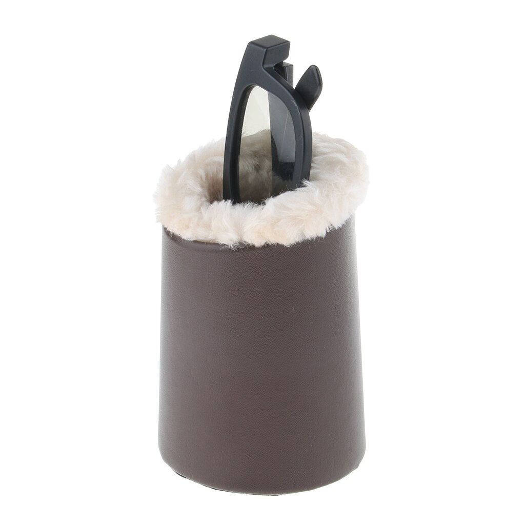 Gläser Halfter-Brillen Stehen mit Weichen Plüsch Futter-PU Brillen Halfter Stehen für Heimat4 Büro Einkaufen Cafe Verwendung