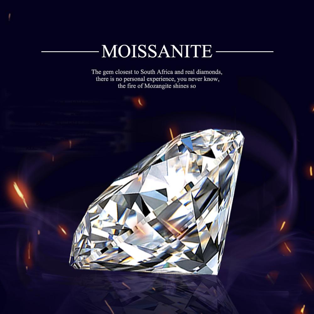 Szjinao verlieren Moissanite Diamant 1,2 ct Karat 7mm D Farbe VVS1 GRA Moissanite Runde bilden Für Diamant Ring Schmuck Heißer