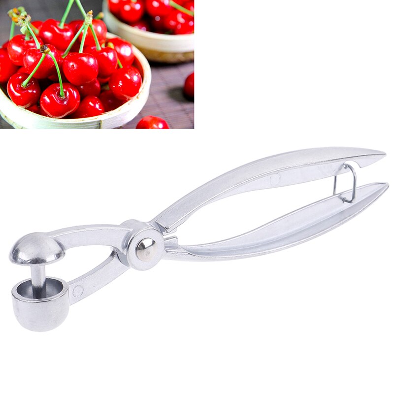 1 stücke Aluminium Handheld Kirsche Pitter Obst Olive Ader Samen Corer Entferner Obst Werkzeug Gerät Küche Accessoreis
