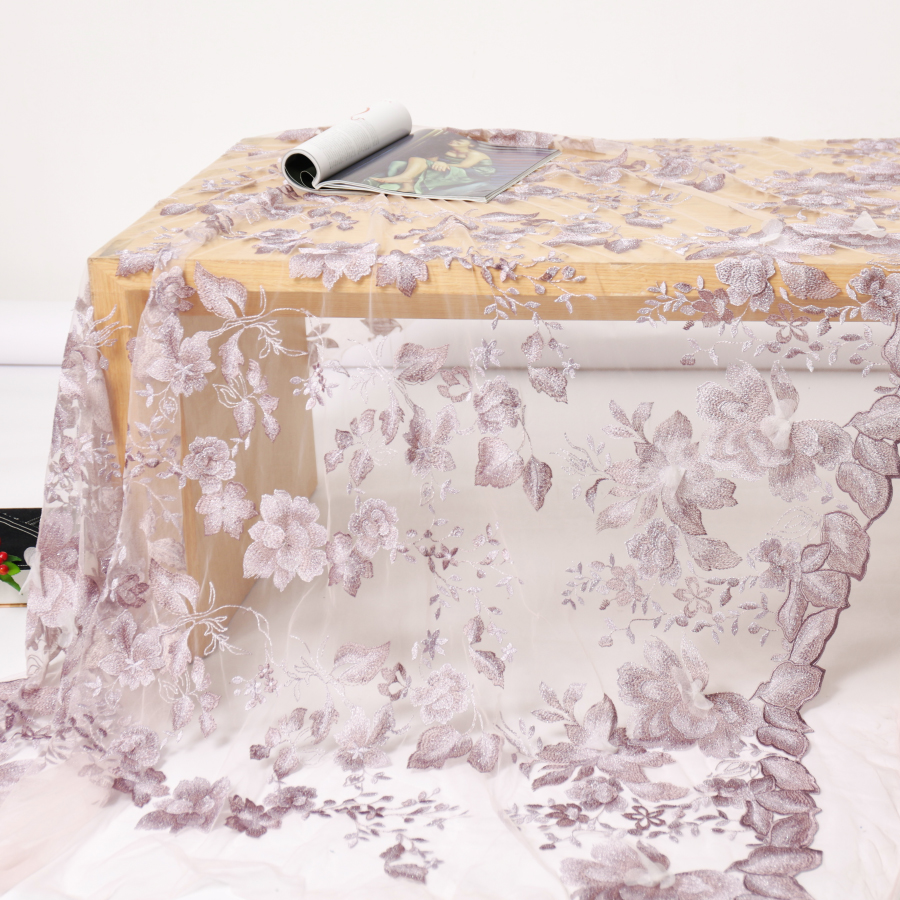 5Meter Neue 3D stickerei hochzeit kleid stoff rosa schmetterling blume Gold stickerei Gittergewebe han kleidung stickerei stoff