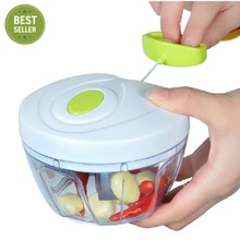 ziehen-kabel Stil Multi-funktion Lebensmittel Zerhacker Obst Juwelüse Dicer Knoblauch Ingwer Cutter Küche Spielereien Kochen Werkzeuge