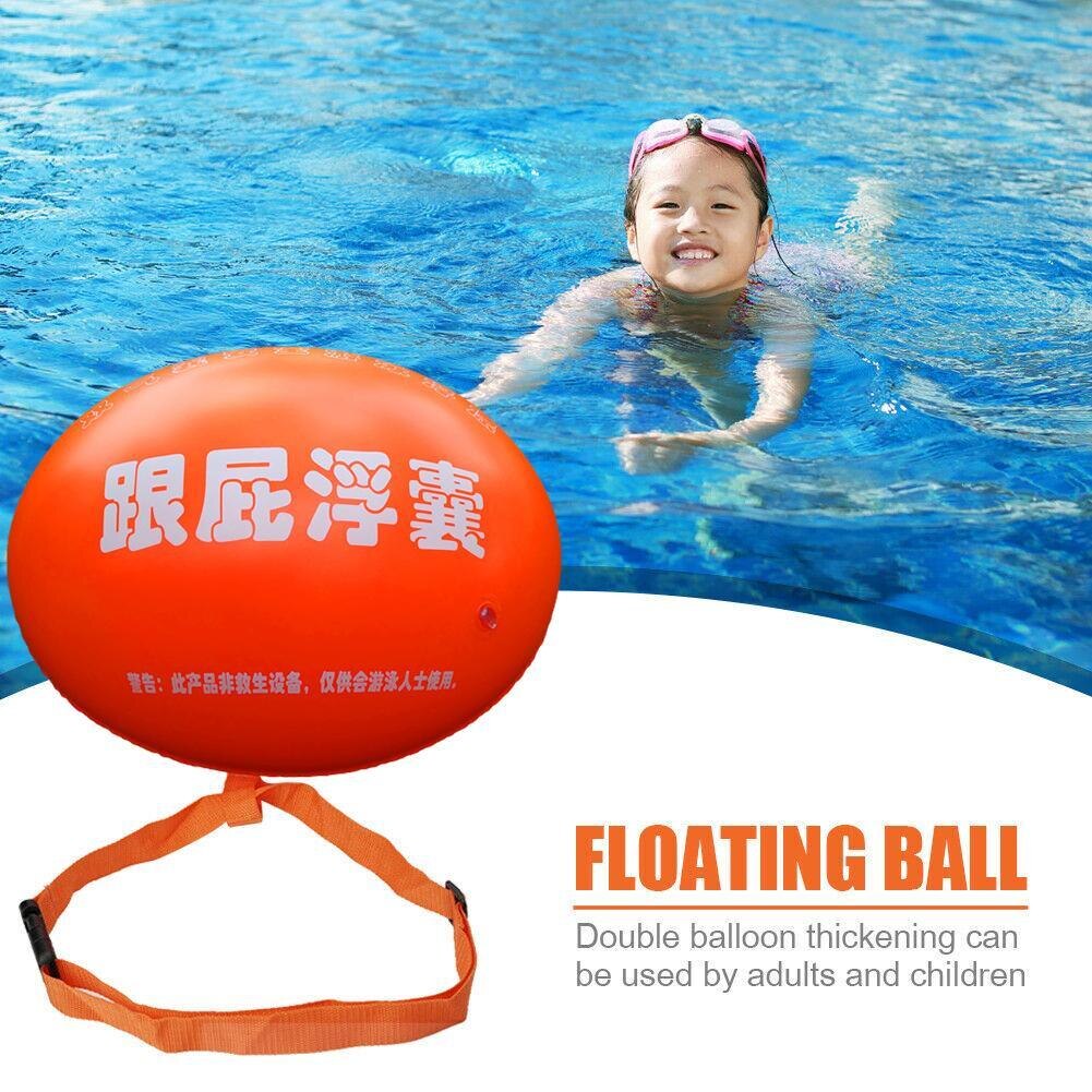 draussen Aufblasbare Offene Pvc Schwimmen Boje Schlepptau schweben Trockenen Tasche Doppel Luft Tasche mit Taille Gürtel für Schwimmen Wasser Sport sicherheit Tasche