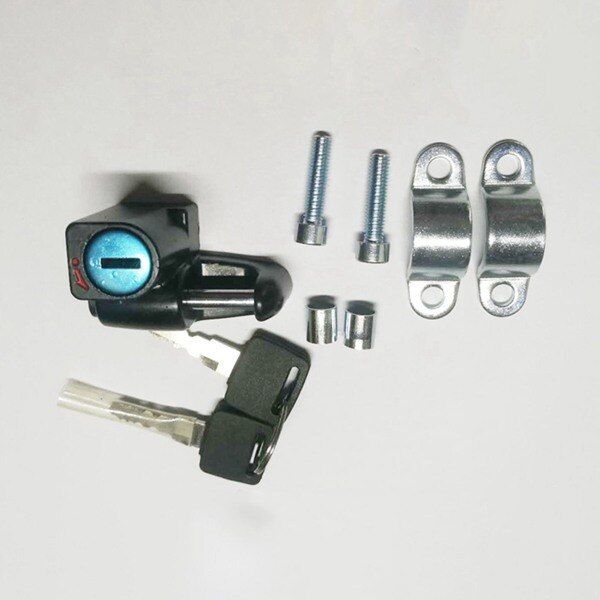 Motorrad Helm sperren Aufhänger Haken Motorrad Fahrrad Helm sperren Anti-Diebstahl sperren Schlüssel Bringen 22mm Unterstützung