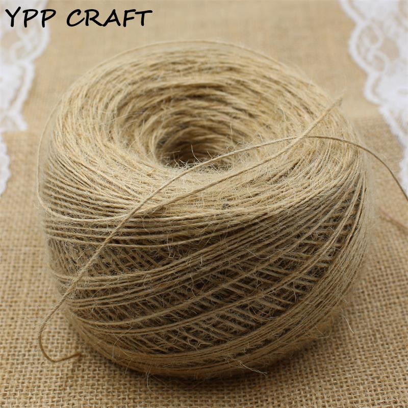 YPP HANDWERK 1mm Dünne seil, natürliche Jute-schnur Kabel DIY/Dekorative Handgemachten Zusätzlichen Hanf Jute Seil Für Papercrafting 400m