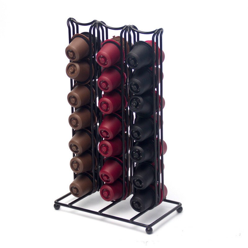 42 tassen Für Nespresso Kaffee Kapsel Halterung Schoten Gestell Kaffee Kapsel Stehen Kapseln Lagerung Regal Organisation Halfter