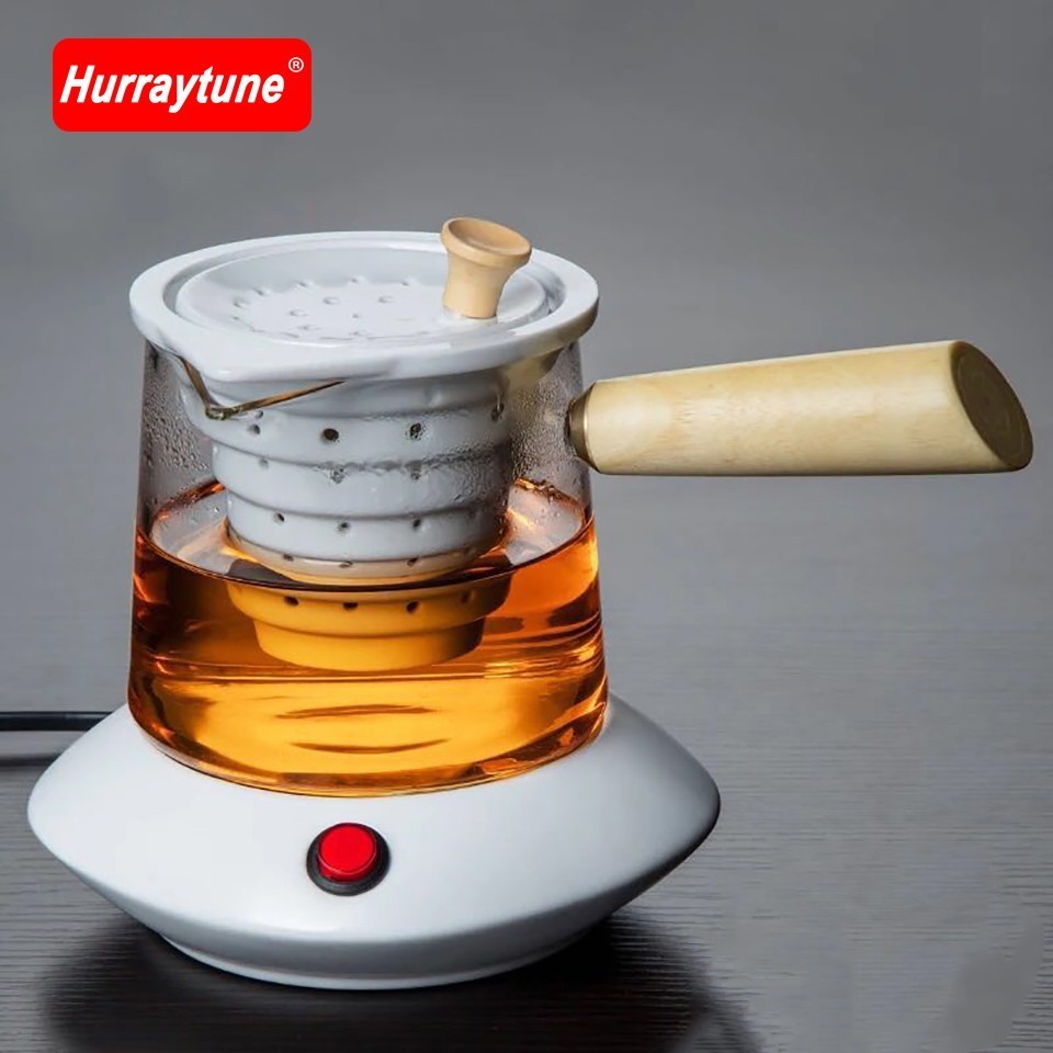 Glas Teekanne Offenen Feuer Heizung Wärme-beständig Kung fu Teekanne Teekanne Elektromagnetische Ofen Heizung Kaffee Topf Tee Zubehör