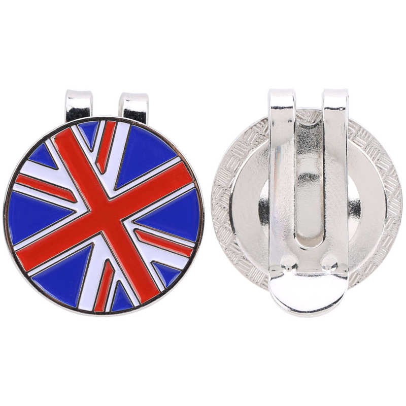 2 stücke Ball Marker Hütte Clip Magnetische Aluminium Legierung Ball Marker Marker Liefert Zubehör