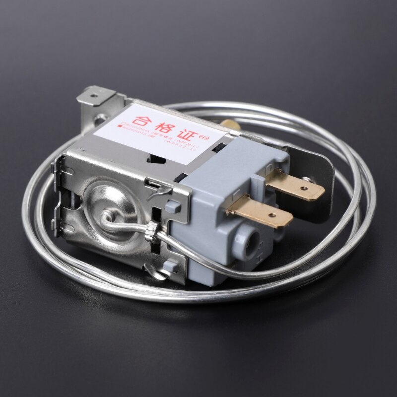 WPF22-L 2Stift Kühlschrank Thermostat Haushalt Metall Temperatur Regler Neue