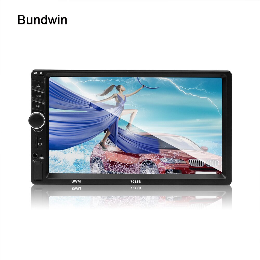 Auto 7 "HD Touchscreen 2 Lärm Auto Radio Für Carplay Für Android Spieler MP5 SD/FM/ USB/AUX/Bluetooth Siri Stimme Kontrolle für IPhone