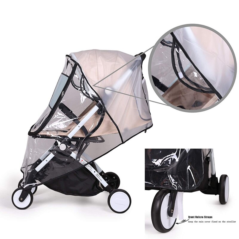 Staub Schild Wasserdichte Schutz Kinderwagen Universal- Tragbare Praktische Reise EVA Baby Kinderwagen Zubehör Reißverschluss Regen Abdeckung
