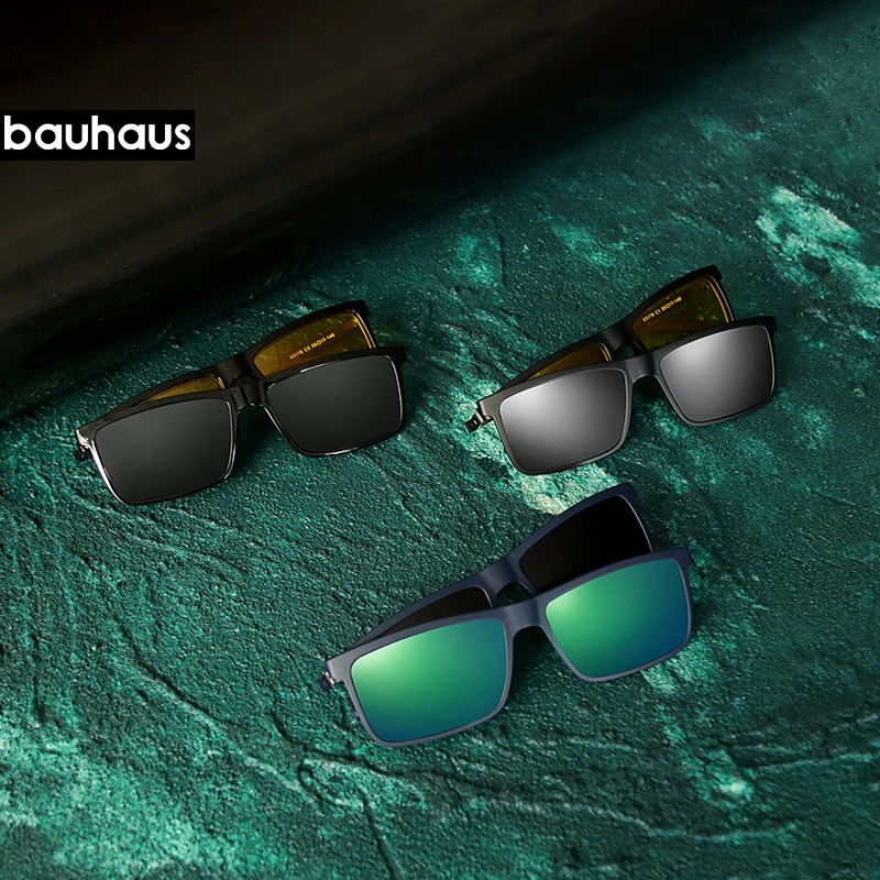 X3178 bauhaus neue 2 in 1 starke Magnet Clip auf sonnenbrille