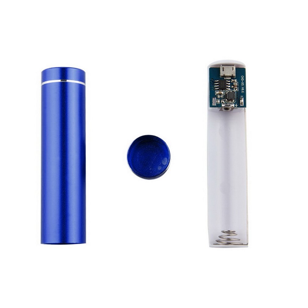 1pc DIY Energie fallen Energie Bank Hülse Tragbare USB Handy, Mobiltelefon Energie Bank Ladegerät Kasten 18650 Batterie fallen