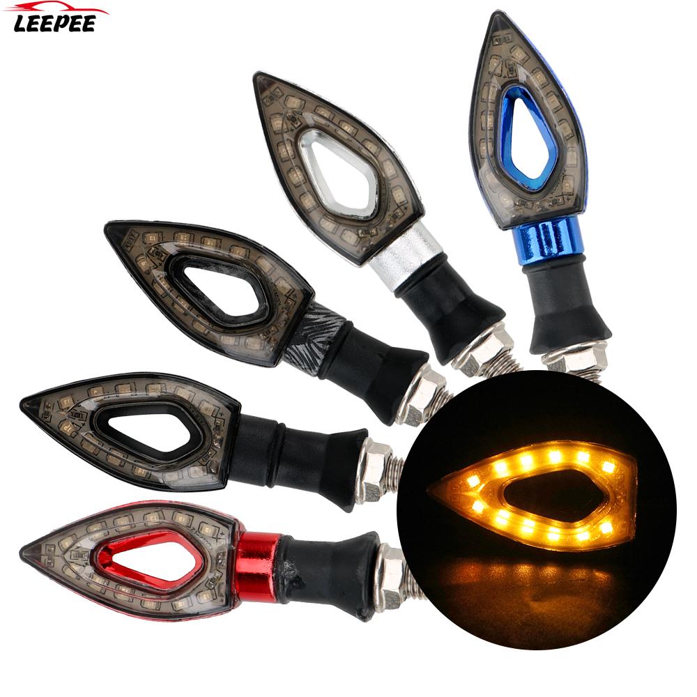 Motorrad Zubehör 12LED Blinker Lampen Universal- 2 Teile/satz Motorrad Blinker Lichter