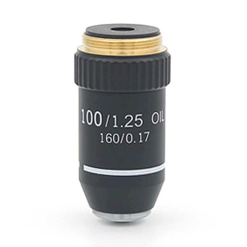 195 typ Achromatische Objektiv 100x Mikroskop Ziel Objektiv RMS 20,2mm Objektive Objektiv Teile