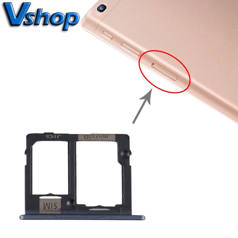 SIM Karte Tablett + Mikro SD Karte Tablett für Samsung Galaxis Tab EINE 10,1 )/SM-T515 Tablette PC SIM Karte Buchse Ersatz Teile
