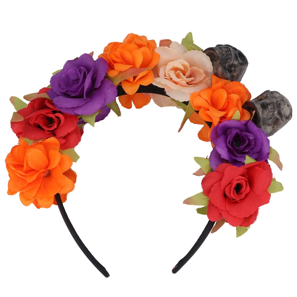 1pc Ziemlich Blumen- Girlande Blumen- Kopfstück für Halloween Cosplay Hochzeit