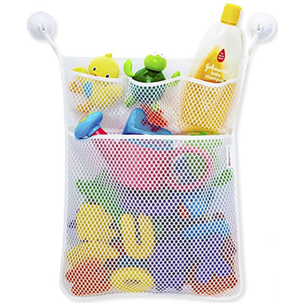 1pc Baby Schlecht Zeit Spielzeug Ordentlich Lagerung Hängenden Beutel Gittergewebe Tasche Gittergewebe Schlecht Veranstalter Netz Polyester 45X52cm Schlecht spielzeug organizer #