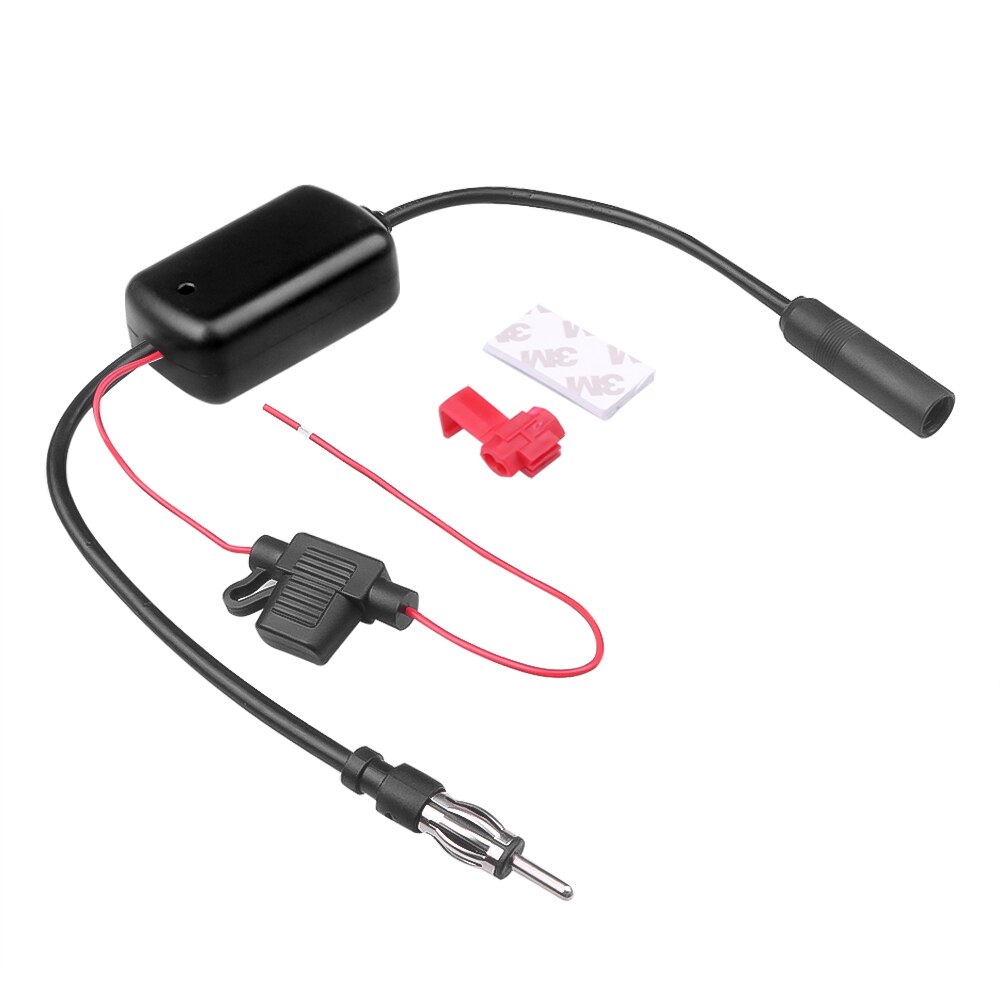 Radio Signal Verstärker Auto Auto Antennen FM Signal Verstärker 12V Auto Antenne Booster Für Marine Auto Fahrzeug Stiefel 330mm