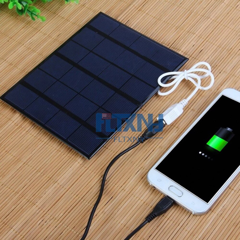 USB Solar- Tafel Ich bin Freien 3,5 W 6V Tragbare Solar- Ladegerät Scheibe Klettern Schnelle Ladegerät Polysilizium Tablette Solar- Reise