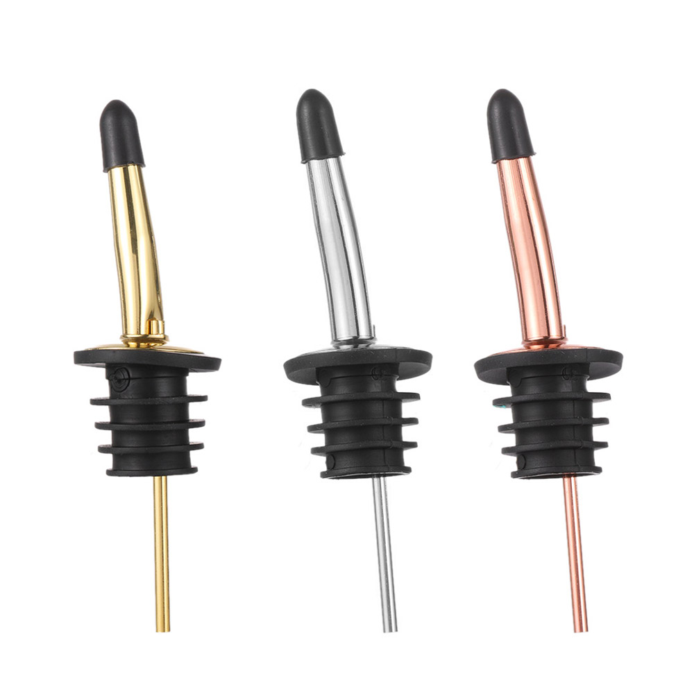 1/3Stck Edelstahl Weinausgießer Spender Flasche Kappen Schnaps Geist kostenlos fließen Auslauf Stopper Küche Werkzeuge