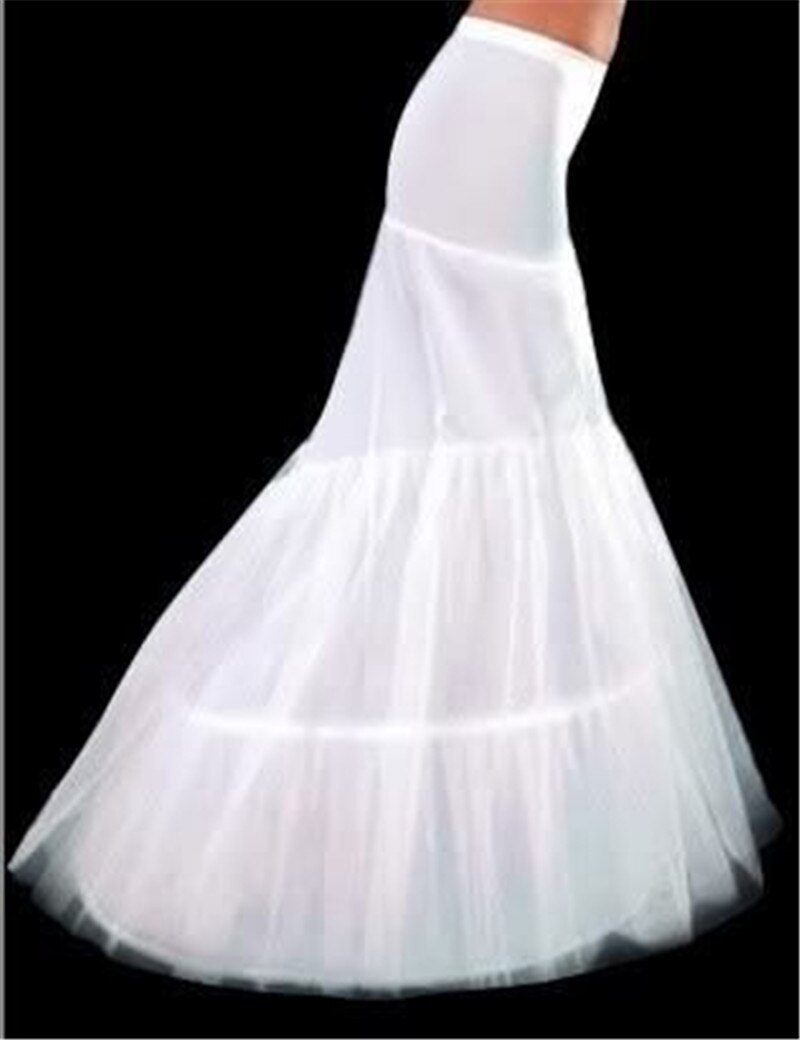 in Lagerbier 2 Reifen Meerjungfrau Petticoat Krinoline für Meerjungfrau Hochzeit Kleid Unterhose Gute und Günstige