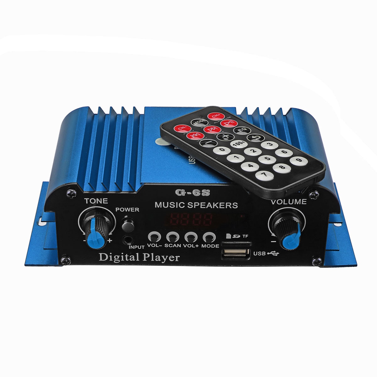 400W 2*200W bluetooth Stereo Hifi Auto Subwoofer Auto Klang Audio- Verstärker Ampere Klang Lautsprecher Digitale Audio- verstärker FM Radio