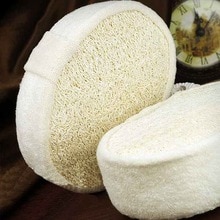 Weiche Frische Luffa Luffa Schwamm Dusche Hause Schlecht Dusche Körper Waschen Wäscher Peeling Schwamm Pad